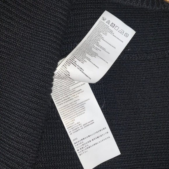 Maison Margiela Black Ribbed Knit Sweater - Picture 6 of 6